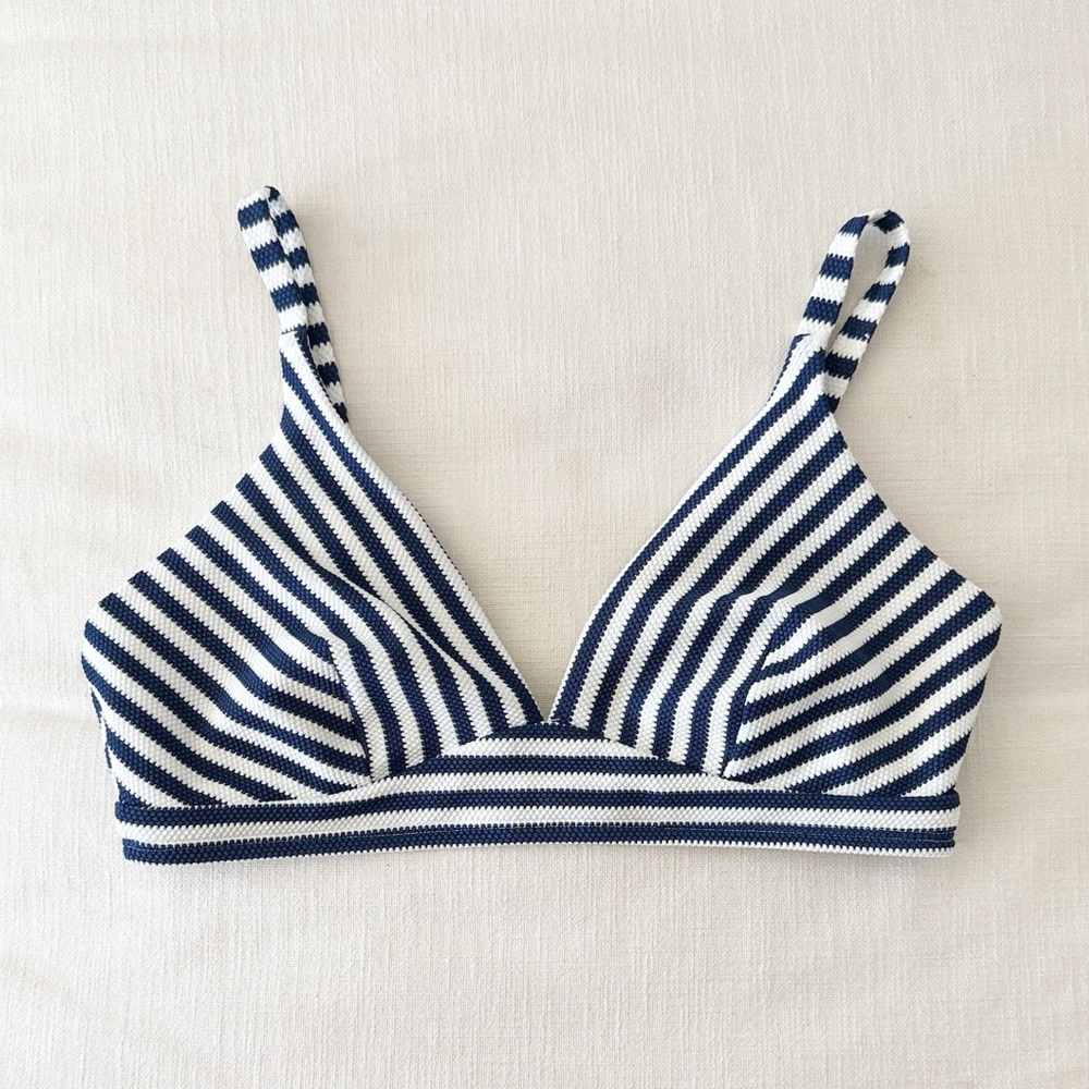 BODEN Arezzo V Neck Nautical Bikini Top - Picture 3 of 11